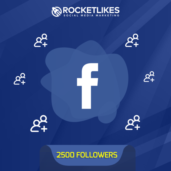 2500 followers facebook