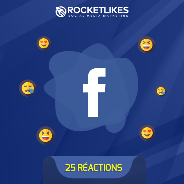 25 reactions facebook