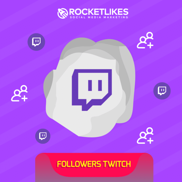 Achat Followers Twitch sur RocketLikes